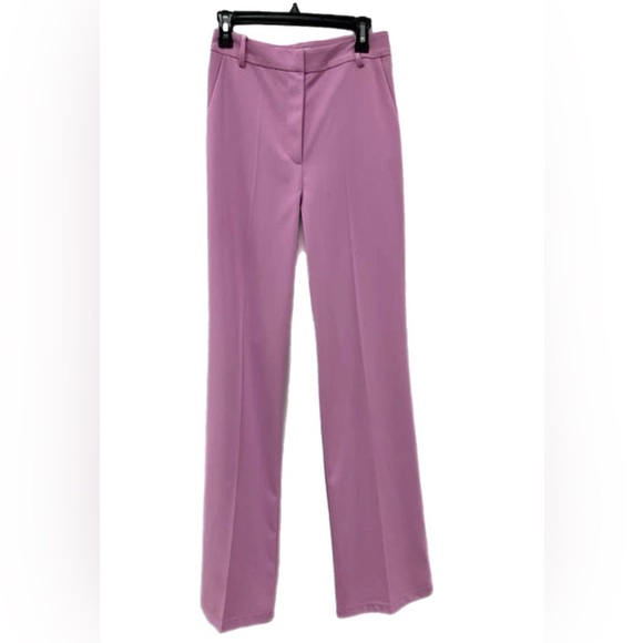 Ovi Jackets & Blazers - 788. Solid Straight Leg Classic Pants in Pink